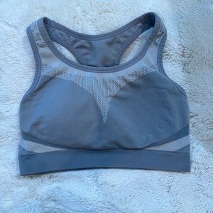 Reebok sports bra, gray, padded, size small